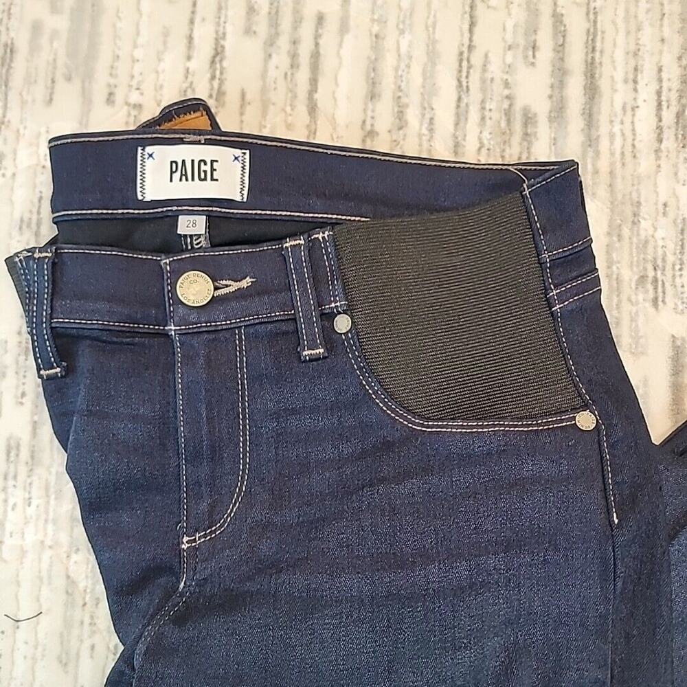Paige Jeans Women's 28 Blue Manhattan Flare Jeans